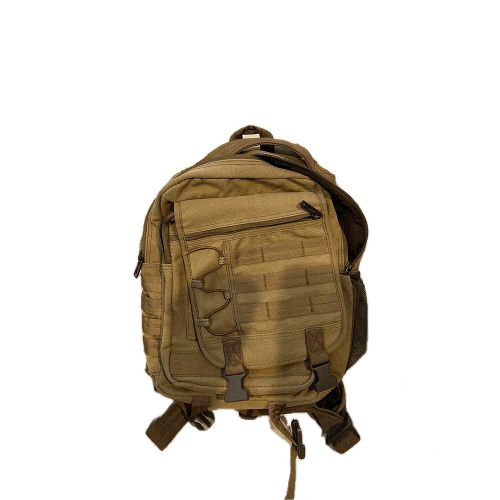 Beige Tactical Shoulder Sling Backpack 18L